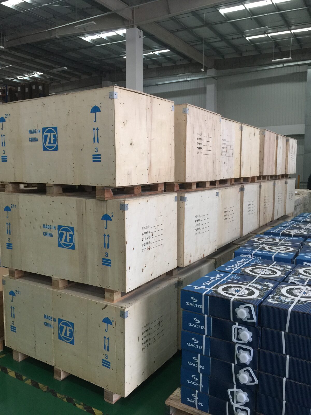 Shipment packed for Southeast Asia